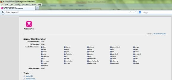 Server configuration